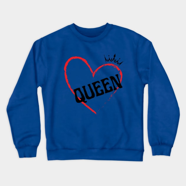 Queen Crewneck Sweatshirt by MOS_Services